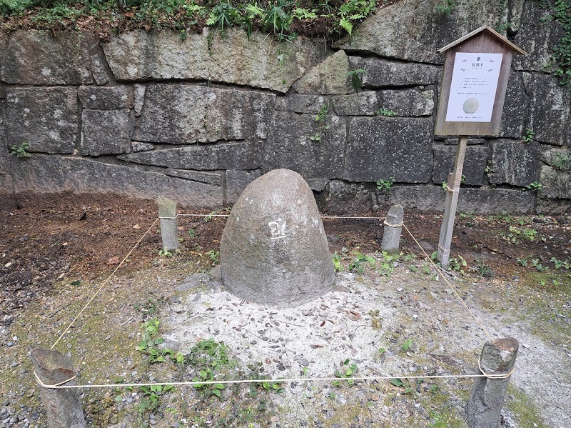 泉神社 厄割石